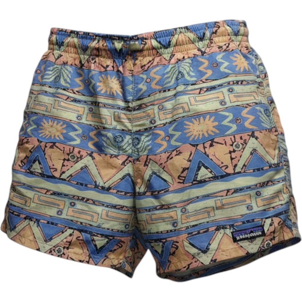Patagonia Baggies Shorts Mens Medium 5 Inch Geometric Sun Print 57059 SP24